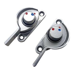 铝合金塑钢门窗月牙锁保险月牙锁窗户锁扣门窗月牙锁红蓝保险锁