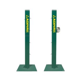 奥匹比赛型网球柱标准网球场中网球网立柱预埋式中柱顶楼螺丝固定