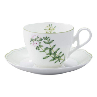 日本Noritake则武香草红茶杯咖啡杯English Herbs骨瓷下午茶具壶