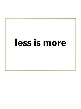 lessismore极简英文字母摆画