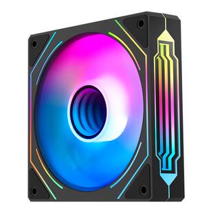 鑫谷幻变12ARGB风扇正反向转台式机机箱风扇12CM无限镜白散热风扇