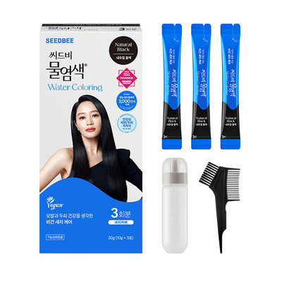 SEEDBEE韩国盖白水染发3支装2盒