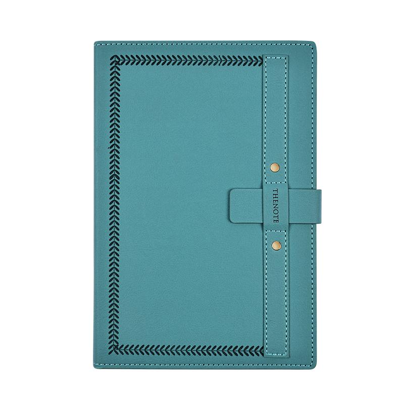 笔记本本子2025年新款简约ins风文艺记事本A5商务办公会议记录本加厚高颜值大学生日记本礼盒装定制可印logo