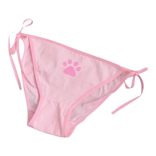 日系可爱少女绑带纯棉内裤女全棉裆柔软舒适女生纯欲系带低腰三角