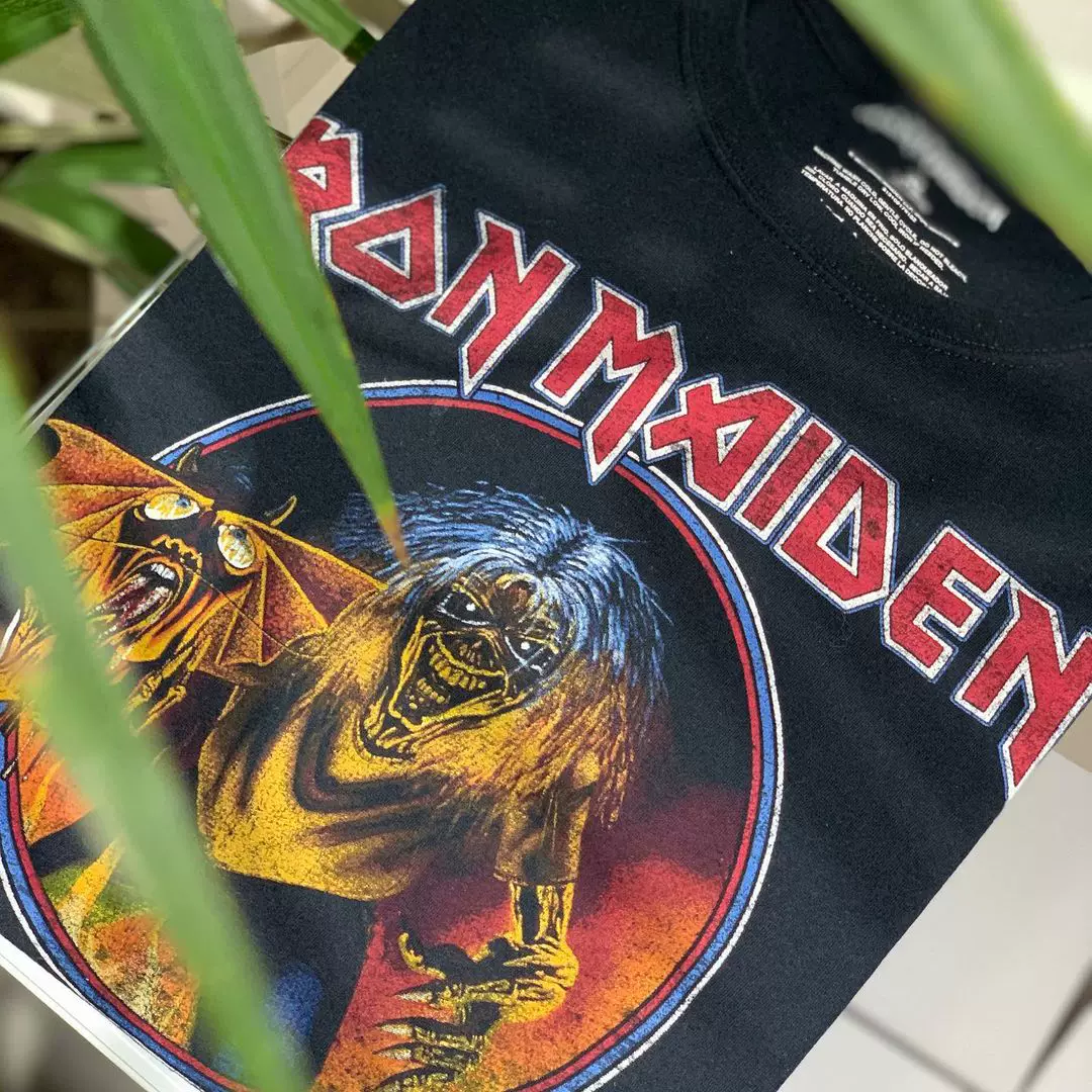 [鏂版娼祦Iron Maiden閾佸瀛愪箰闃熷嵃鑺卞渾棰員鎭ゅ鏉剧櫨鎼函妫夌煭琚栦釜鎬]