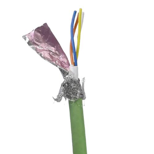 议价兼容西门子Profinet工业以太网线pn总线绿色4P扭转电缆6XV187