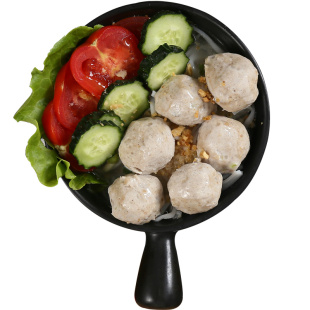 潮汕特产正宗手拍胡椒猪肚丸 手工美食 潮汕猪肉丸  美味250克