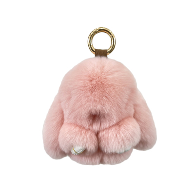 正版小兔子皮草挂件可爱呆萌毛绒