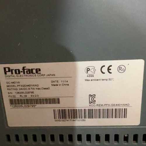 溢价-Pro-face普洛菲斯触摸屏   型号GP37W2-BG4
