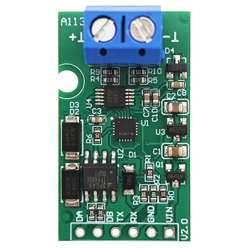 温度变送器模块 K型S型热电偶 RS485接口 TTL串口输出 modbus RTU