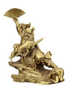 铜钟馗神像摆件门神天师钟馗铜像