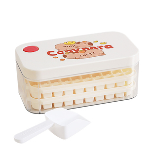 冰块模具制冰家用食品级制冰盒冻冰格神器冰箱自制储存盒按压磨具