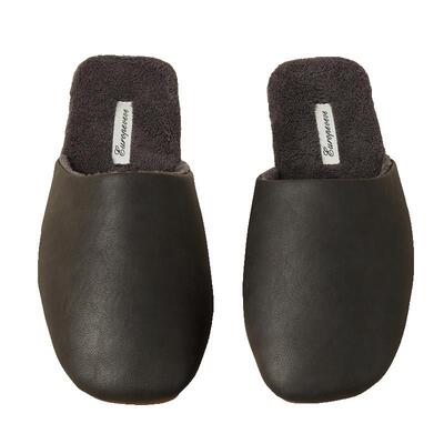 pu皮拖鞋防水棉拖鞋室内