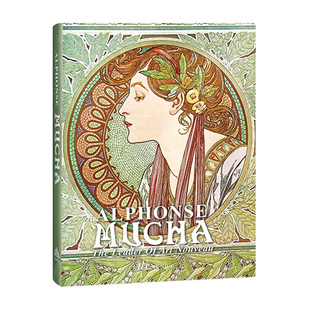 【3款封面随机】正版 Mucha穆夏画册Alphonse Mucha 阿尔丰斯穆夏作品集Mucha艺术书画集 精装大开本英文原版进口艺术画集画册书籍