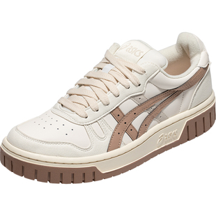 ASICS亚瑟士板鞋COURT MZ女鞋厚底复古奶咖色休闲鞋1203A127-105