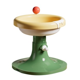 猫碗马卡龙陶瓷猫盆饮水盆宠物碗狗碗防打翻可升降高度护颈高脚