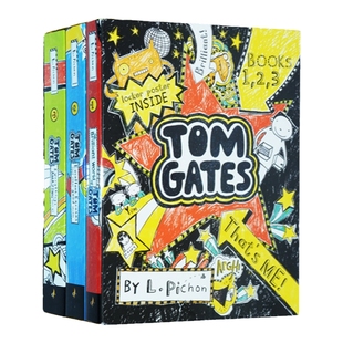 华研原版 涂鸦小天才汤姆盖茨1-3册盒装 英文原版 Tom Gates That's Me! Books One,Two,Three 英文版 附海报 进口英语原版书籍
