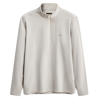 曼加龙新款时尚运动立领男士T恤