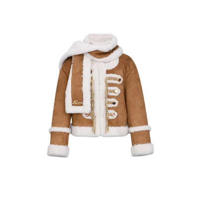 lefame常规H版型皮草外套