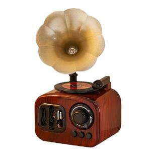 复古留声机八音盒怀旧摆件家居玄关客厅电视柜酒柜房间改造小物件