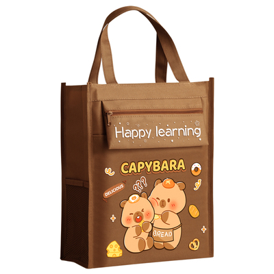 卡皮巴拉补习袋小学生手提拎书袋