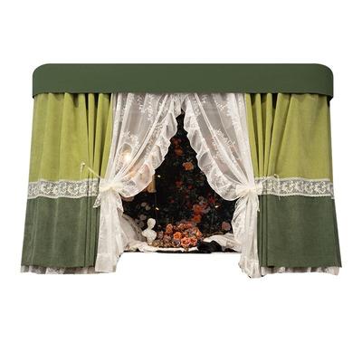 细嗅蔷薇宿舍上铺床帘u型遮光