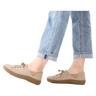 Pansy日本女鞋休闲拇指外翻宽脚舒适软底防滑单鞋鞋子春款舒适鞋