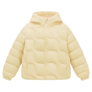 【小奶芙三防鹅绒服】英氏女童羽绒服春季保暖轻薄儿童校服外套