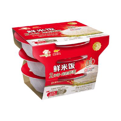 金龙鱼丰厨米饭210g×3盒×1组