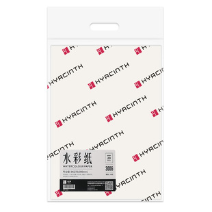 悦声水彩纸4k8k专业级300g200g水彩画纸中粗粗纹油画棒专用木浆彩铅画初学者风景人物丙烯颜料画