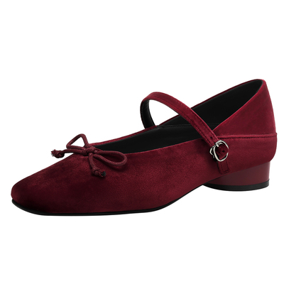 达芙妮玛丽珍单鞋浅口婚鞋芭蕾鞋