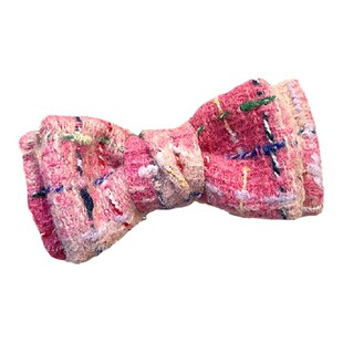 彩色格纹双面蝴蝶结丸子头抓夹女后脑勺高级感2026新发夹头饰夹子