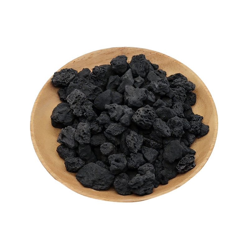 黑色火山石颗粒多肉鱼缸铺面底沙