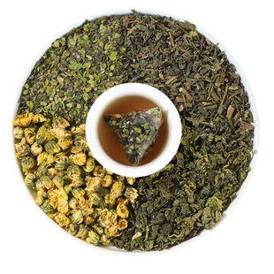 桑叶浮萍旱莲草菊花茶各15克中药材正品霜桑叶墨芯草胎菊煮泡水喝