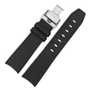 适配欧米茄斯沃琪联名款硅胶表带男女海马星球原装弧形橡胶带20mm