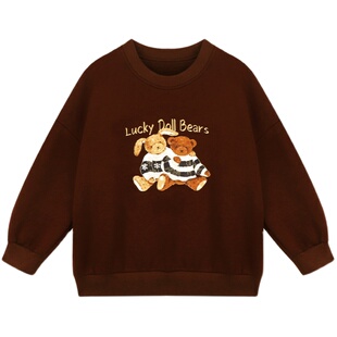 Amybaby女童套装2025新款儿童冬季时髦小香风复古高级感时髦外套