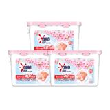 11.6元一盒：奥妙 桃桃春日香柔洗衣凝珠 50颗*3盒  券后34.9元，11.6元一盒，包邮