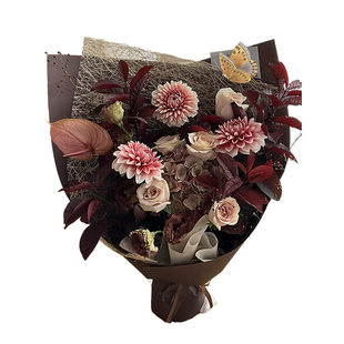 芯苼 高级硬卡牛皮纸鲜花束手工DIY氛围感包花纸花店爆款花艺资材