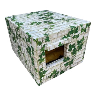 流浪猫窝防水猫屋狗窝室外流浪猫保暖房子宠物别墅房子可折叠拆洗