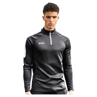 荷马半拉链训练健身长袖男士