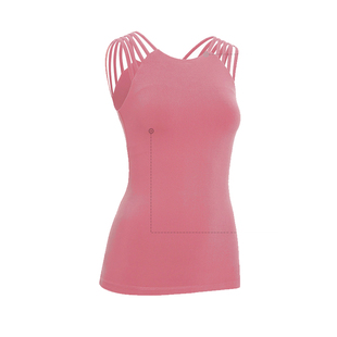 爆品高端女童速干紧身瑜伽背心中大童运动舞蹈训练纯色高弹力上衣