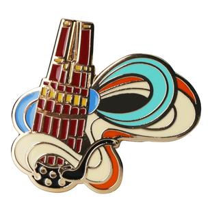 敦煌研究院知音共乐金属胸针胸花高端精致时尚设计感小众可爱女款