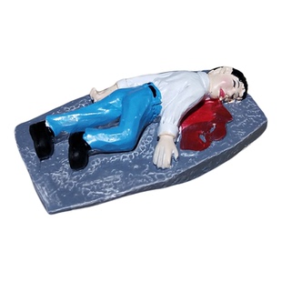 沙具模型心理沙盘游戏箱庭疗法人物治愈系受重伤病人吐血车祸残疾