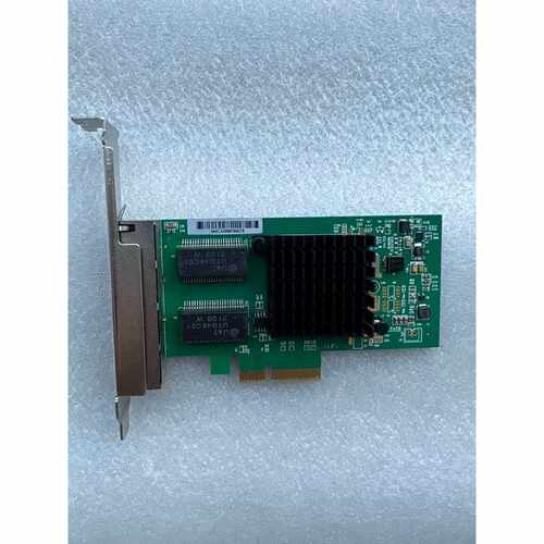 4口全千兆网卡PCIe1X转四口服务器网口EXSI汇聚unr