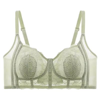 夏季超薄款兔耳朵内衣女大胸显小