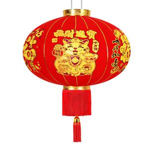 过年新年大红灯笼挂饰招财猫喜庆户外阳台防水春节日装饰用品宫灯