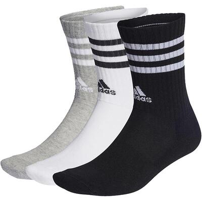 滔搏adidas阿迪达斯男女同款舒适运动休闲长袜高筒袜IC1323