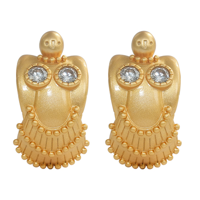 innerbloom原创花朵小人耳圈