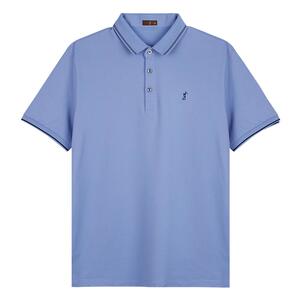 才子男装夏季透气短袖Polo衫