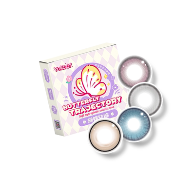 Yokccy尤可西【蓝色日抛】美瞳大小直径次抛显色COS混血舒适水润